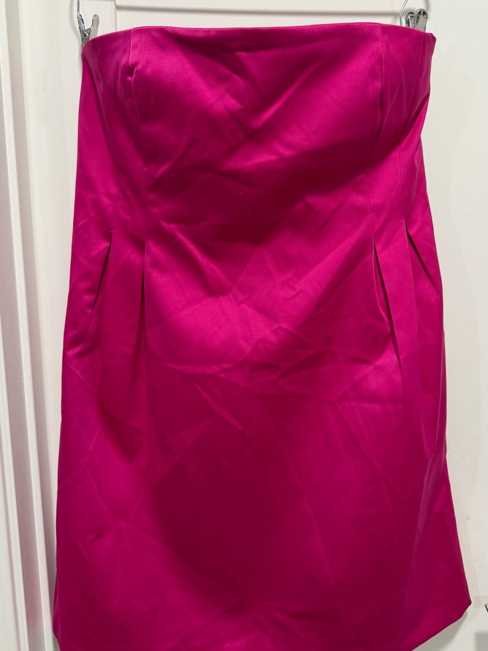 Sam Edelman Strapless Cocktail Dress in Hot Pink